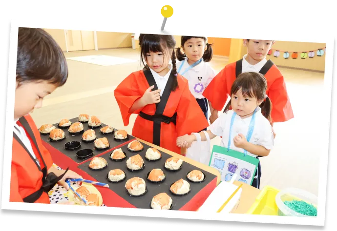 夏の夏祭りの様子